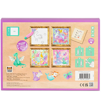 Tiger Tribe Colouring Set - Magic Painting World - Unicorns & Fr