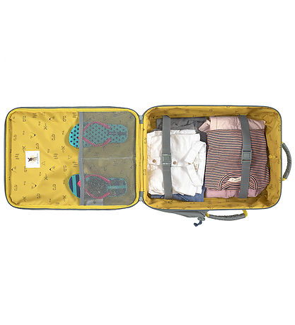 Lässig Cardboard Suitcase - Adventure Bus - Green