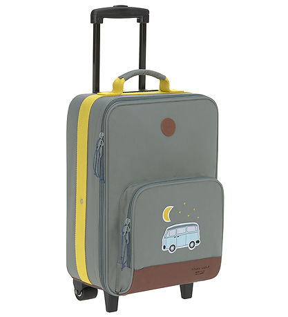 Lässig Cardboard Suitcase - Adventure Bus - Green
