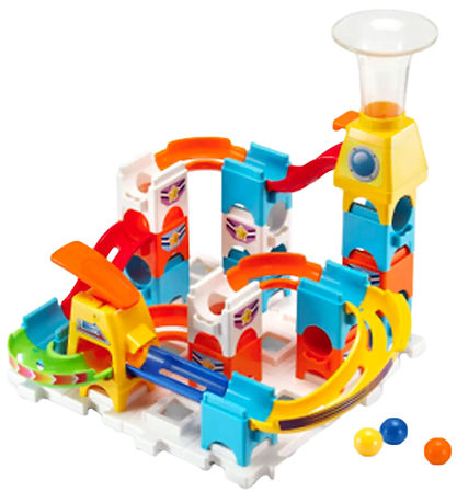 Vtech Kugelbahn - Dänisch - Marble Rush Entdecker-Set - 30 Teile