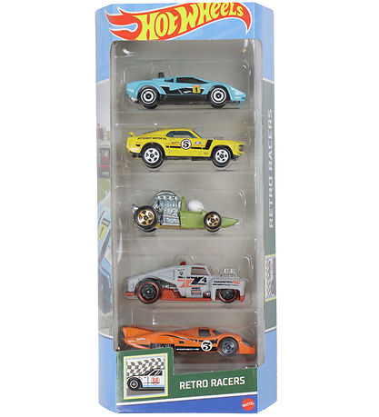 Hot Wheels Cars - 5-Pack - Retro Racers