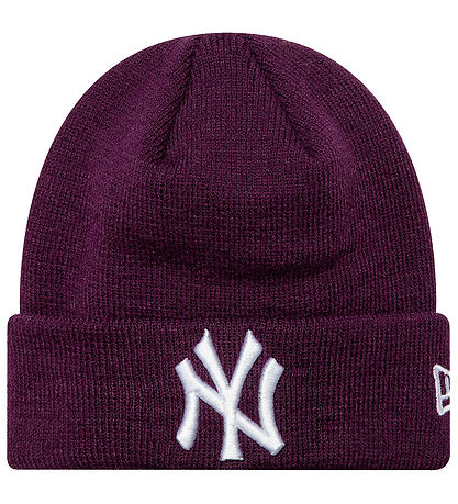 New Era Húfa - Prjónað - New York Yankees - Fjólublátt