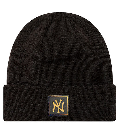 New Era Beanie - Knitted - New York Yankees - Metallic - Black