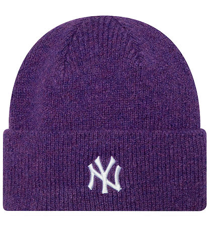 New Era Beanie - Wool - New York Yankees - Purple