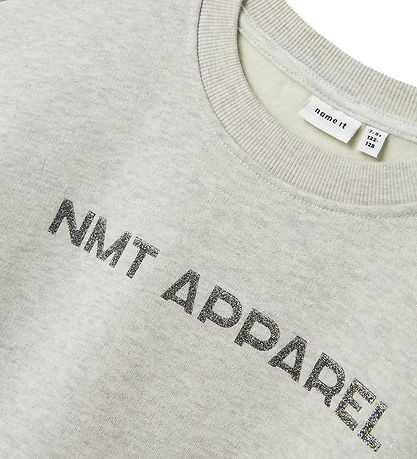 Name It Sweatshirt - NkfSija - Light Grey Melange