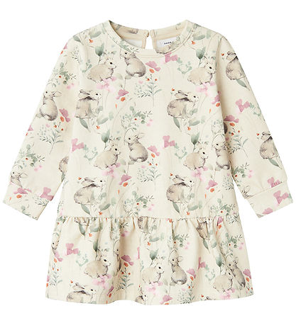 Robe en Molleton Name It - NmfSadie - Mélange de peyotl