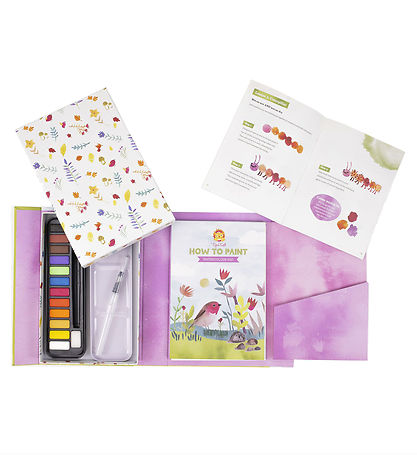 Tiger Tribe Colouring Set How To Paint - Watercolor