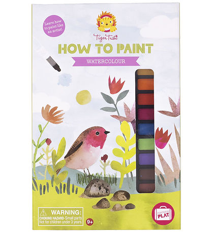 Tiger Tribe Colouring Set How To Paint - Watercolor