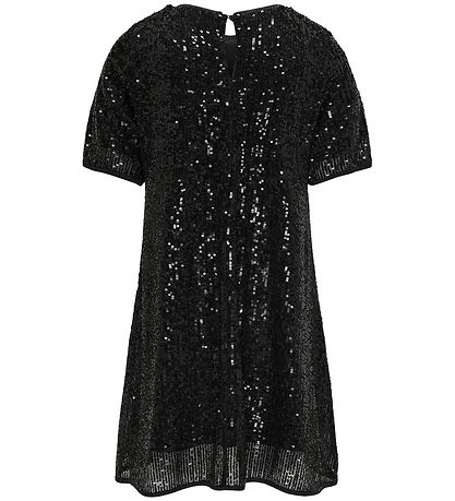 Kids Only Kleid - KogFransa - Schwarz m. Pailletten