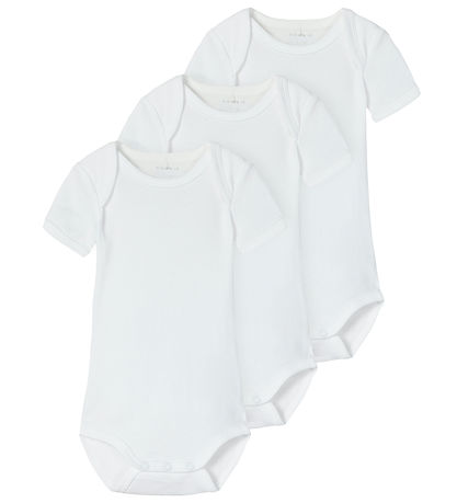 Name It Bodysuit k/æ - Noos - NbnBody - 3-Pack - Bright White