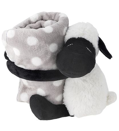 Bloomingville Soft Toy w. Blanket - 25 cm - Dolly - White