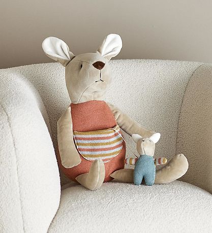 Bloomingville Tygdocka - 33 cm - Clover - Brun
