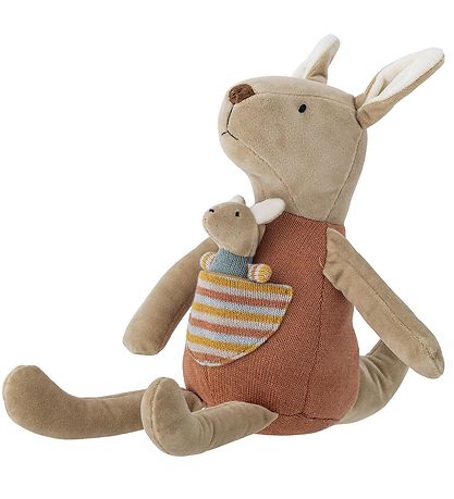 Bloomingville Tygdocka - 33 cm - Clover - Brun
