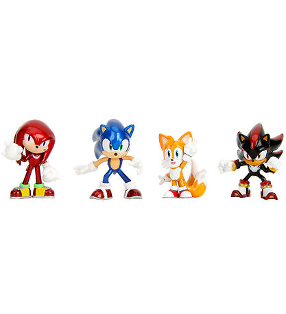 Jada Fígúrur - 4 Stk. - Sonic - 6,5 cm