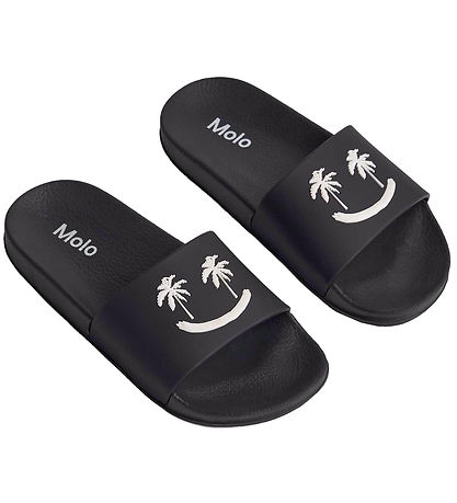 Molo Flip Flops - Zhappy - Black/Palms