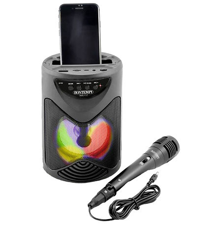 Bontempi Speaker w. Microphone/Light - 18 cm - Wireless