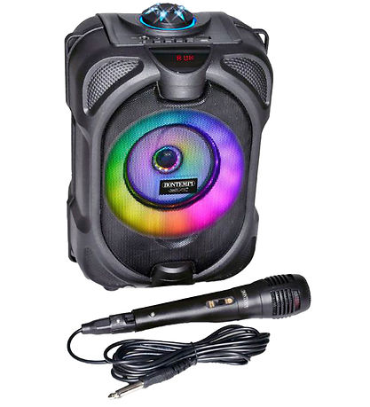 Bontempi Loudspeaker w. Microphone/Light - 26 cm - Wireless
