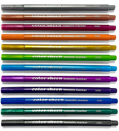 Ooly Markers - Color Sheen Metallic - 12 pcs