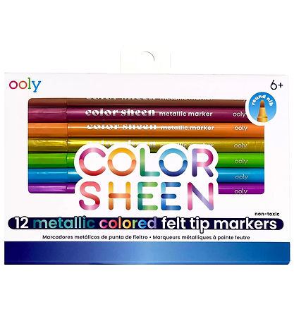 Ooly Markers - Color Sheen Metallic - 12 pcs