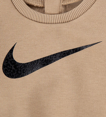 Nike Jogging galli - Peysa/Leggings - Brúnt/Svart