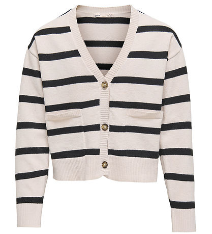 Kids Only Cardigan - Prjónað - KogAma - Birch/Black