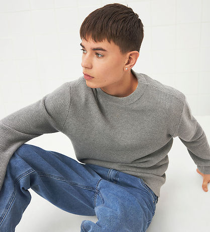 LMTD Blússa - Prjónað - NlmBilas - Grey Melange