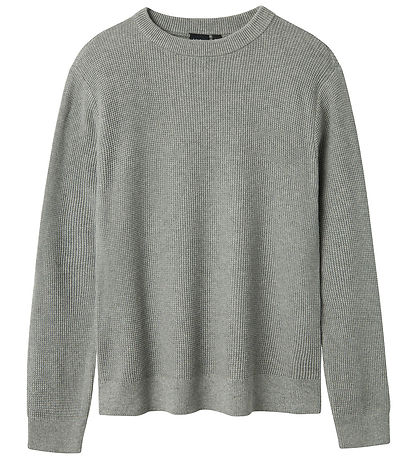 LMTD Blússa - Prjónað - NlmBilas - Grey Melange
