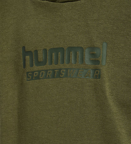 Hummel Kapuzenpullover - hmlJR Basis - Wintermoos