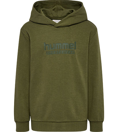 Hummel Kapuzenpullover - hmlJR Basis - Wintermoos