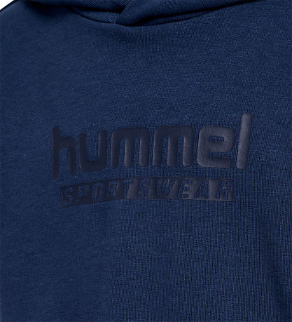 Hummel Hoodie - hmlJR Base - Dress Blues