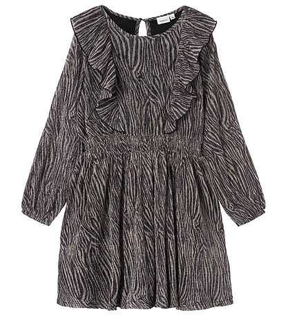 Name It Kleid - NkfFrisari - Black/Zebra