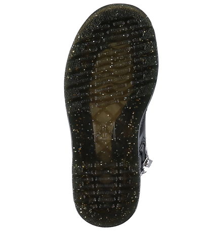Dr. Martens Stiefel - 1460 Glitter J - Silber/Schwarz