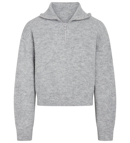 Grunt Blouse - Knitted - GrSuso - Snow Melange