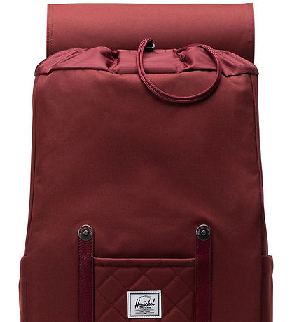 Herschel Backpack - Retreat - Oxblood Red Quilted