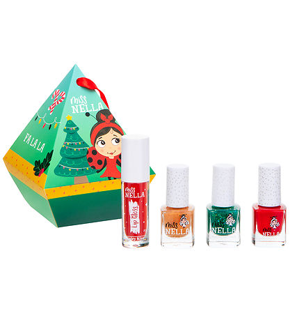 Miss Nella Geschenkbox - Glow Festlich - Nagellack/Lipgloss