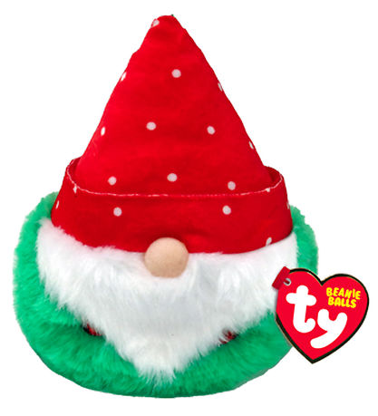 Ty Keychain w. Soft Toy - Beanie Balls - 9 cm - Topsy