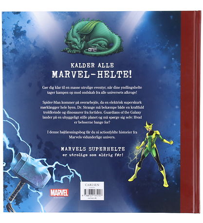 Forlaget Carlsen Book - The Incredible Book with Marvel Stories 