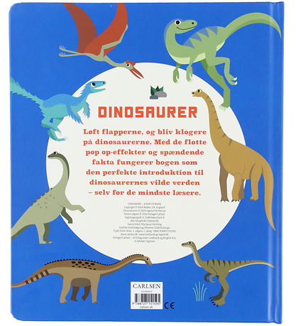 Forlaget Carlsen Pop Up Book - Dinosaurs