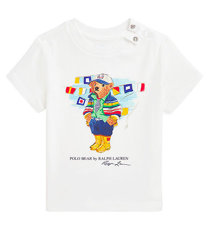 Polo Ralph Lauren T-Shirt - Wit m. Knuffel