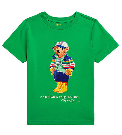 Polo Ralph Lauren T-shirt - Green w. Soft Toy