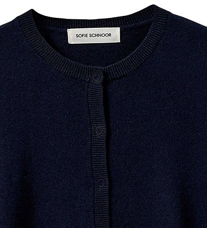 Sofie Schnoor Cardigan - Knitted - Wool - Navy