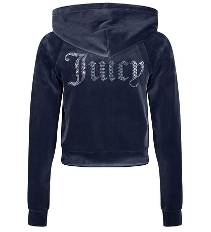 Juicy Couture Cardigan velúr - Madison - Night Sky