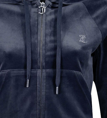 Juicy Couture Cardigan velúr - Madison - Night Sky