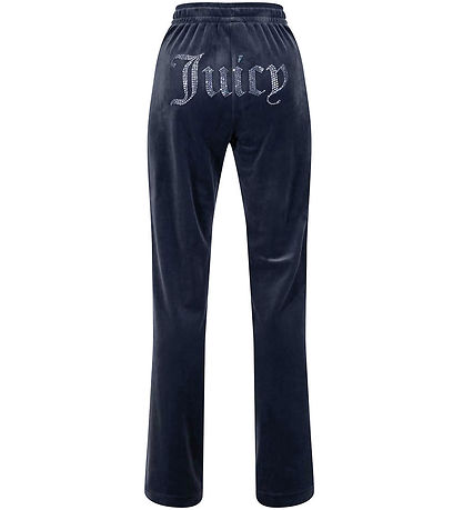 Juicy Couture Velvet Trousers - Tina - Night Sky