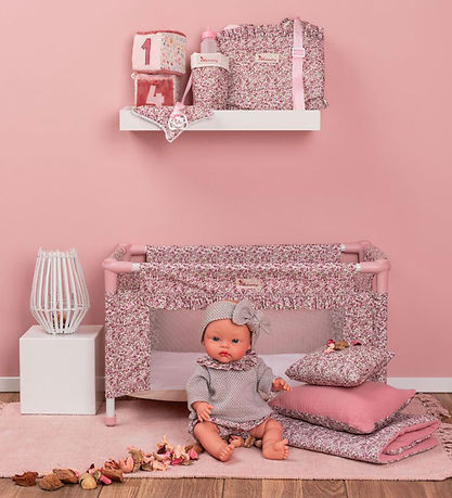 Asi Puppenzubehör - Reisebett - 36-46 cm - Rosa