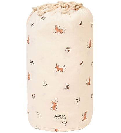 Play&Go Leikfangateppi - Ø120 cm - Soft Organic - Rabbit