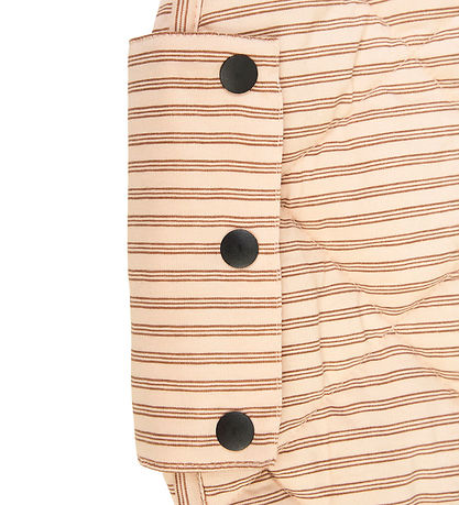 Play&Go Leikfangateppi - Ø120 cm - Soft Organic - Rönd Brown