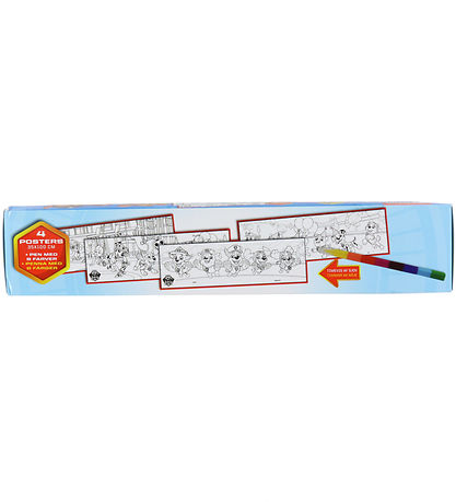 Alvilda Affischer - Paw Patrol Box m. 4 Jätte Affischer