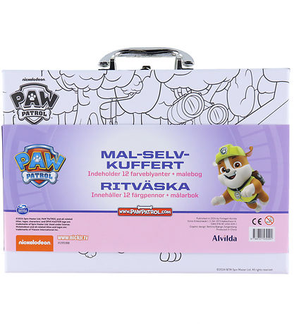 Alvilda Resväska - Paw Petrol Skye - Måla själv Resväska