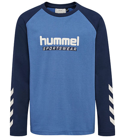 Hummel Tröja - hmlJr Logo - Holländska Blue